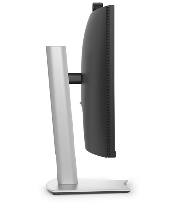 Dell P3426WEV, 34.1"  Curved Webcam Monitor, IPS Anti-Glare, 5ms, 100 Hz, 1500:1, 350 cd/m2, UW-QHD 3440x1440, 99% sRGB, HDMI, Display Port, USB-C Hub, RJ45, Webcam, KVM Switch, PD 90W, Height Adjustable, Pivot, Swivel, Tilt, Black