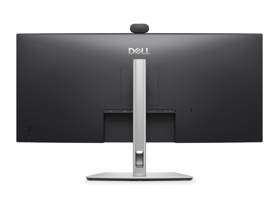 Dell P3426WEV, 34.1"  Curved Webcam Monitor, IPS Anti-Glare, 5ms, 100 Hz, 1500:1, 350 cd/m2, UW-QHD 3440x1440, 99% sRGB, HDMI, Display Port, USB-C Hub, RJ45, Webcam, KVM Switch, PD 90W, Height Adjustable, Pivot, Swivel, Tilt, Black