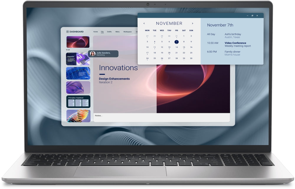 Laptop Dell Pro 15 Essential PV15250, Intel Core i5-1334U (10 cores, up to 4.60 GHz), 15.6" FHD (19