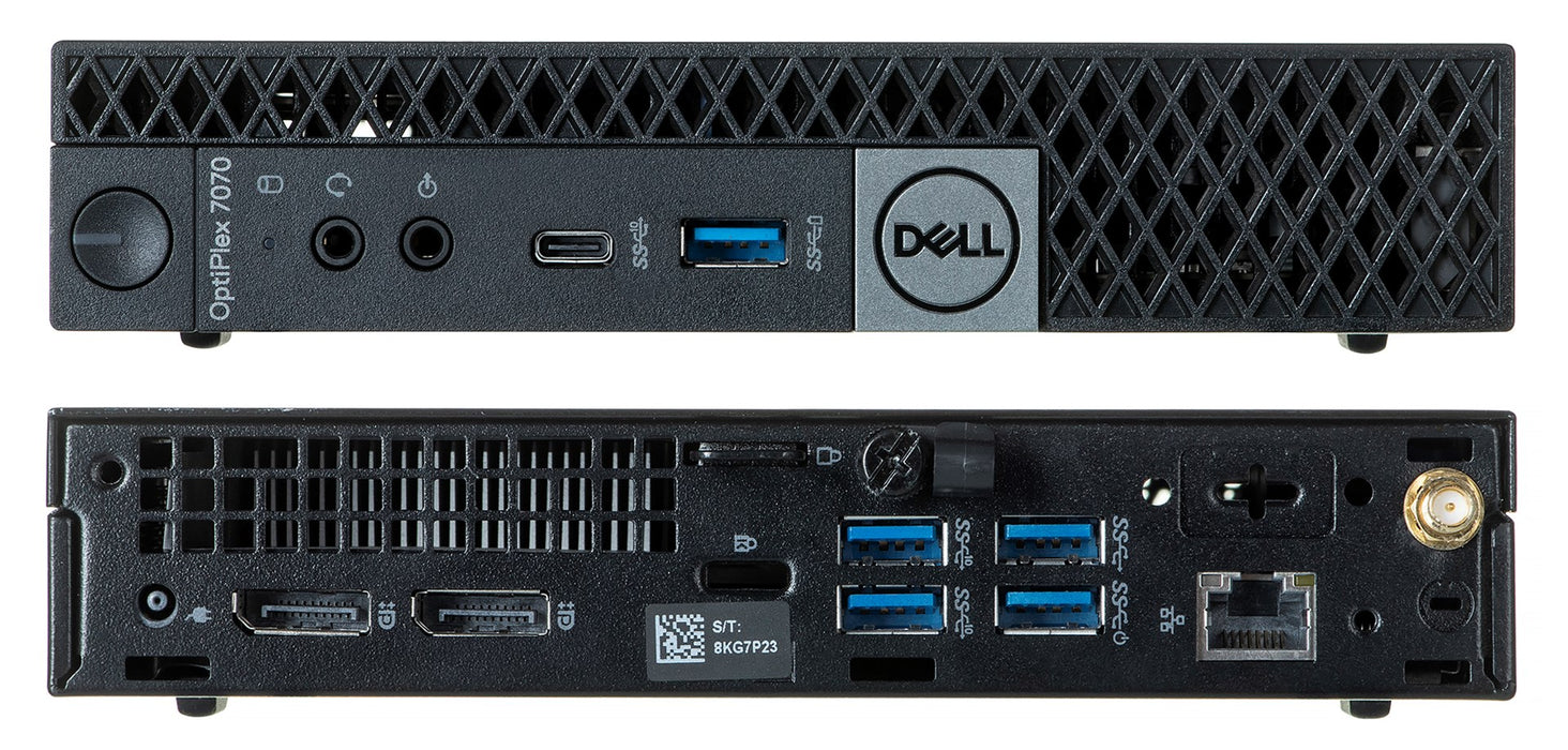 DELL OptiPlex 7070 Micro i3-9100T 8GB 256GB SSD mSFF Win11pro Used