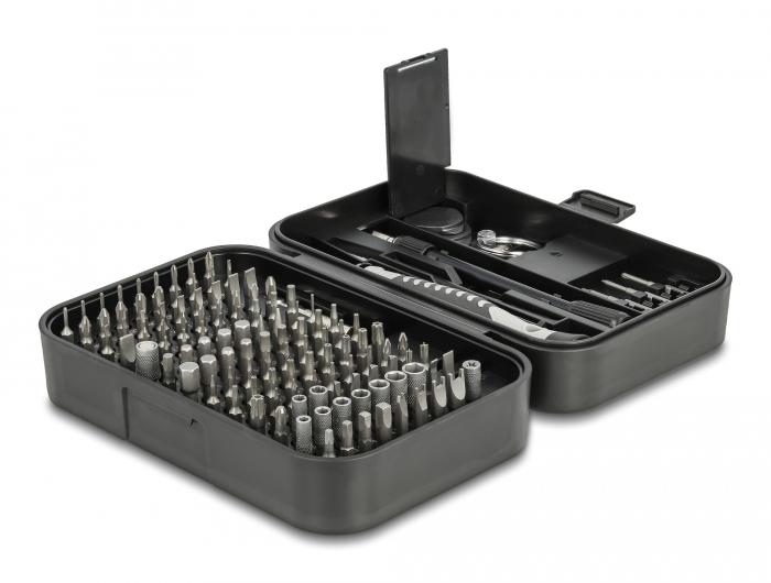 DeLock 64167 Screwdriver Set 130 Pieces S2 Case - Отвертки<<<Продукти за дома<<<ValiAPI