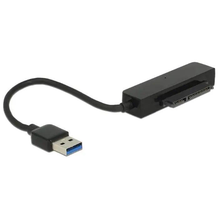 Delock converter USB 3.0 Type-A male - SATA 6 Gb/s 22 pin 2.5″ protective case - Чекмеджета за дискове<<<Компютърни