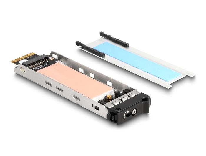 Internal tray Delock, PCI Express Card for 1 x M.2 NVMe SSD - Low Profile Form Factor