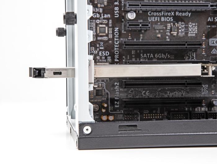 Internal tray Delock, PCI Express Card for 1 x M.2 NVMe SSD - Low Profile Form Factor