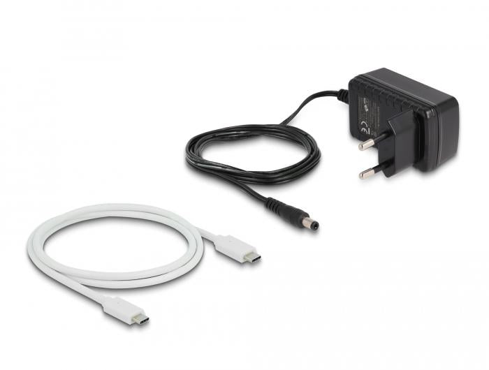 Delock USB-C station, For 2 x M.2 NVMe PCIe SSD, Cloning