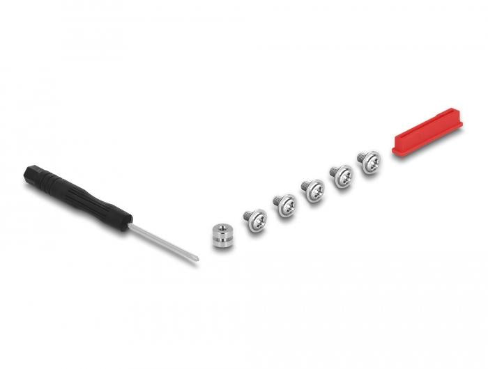 Card Delock 64136, M.2 Key M Extension NVMe, Cable 20 cm.