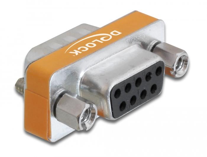 Adapter DeLock D-Sub 9 Pin male - D-Sub 9 female