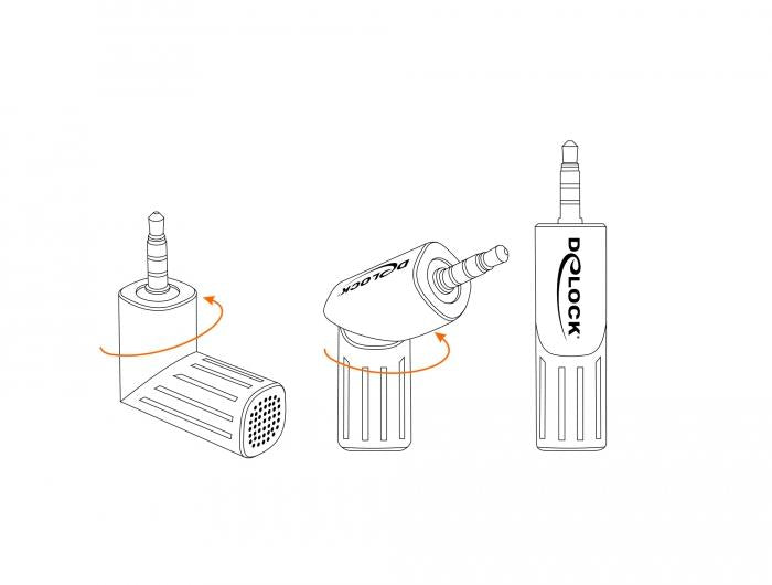Microphone DeLock 65893, For smartphone/tablet, 65893