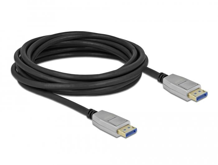 Cable Delock DisplayPort 2.0 male - DisplayPort male, 5.0m, 10K, Black