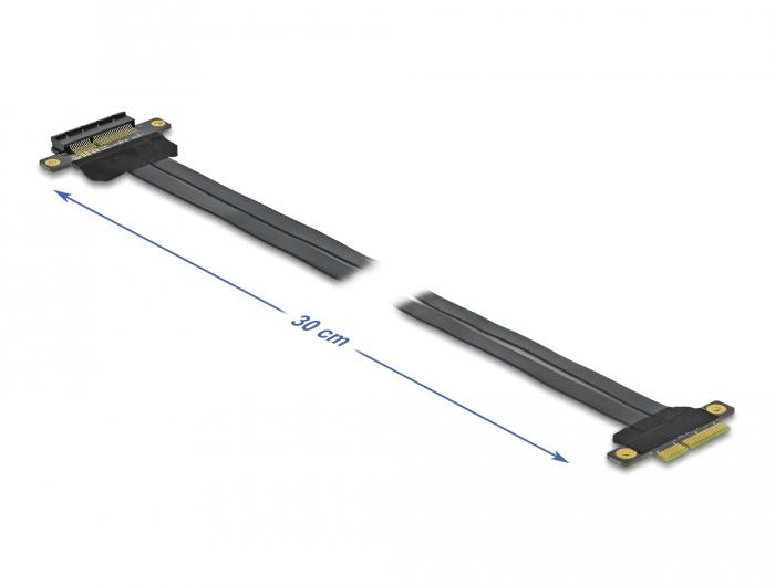 Riser card DeLock, PCI Express x4 to x4, 30 cm.