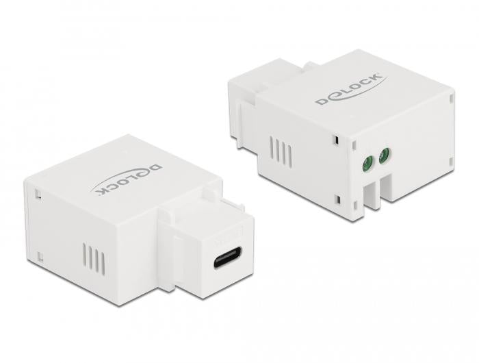 Delock module, USB-C charging port, For Keystone panel mounting