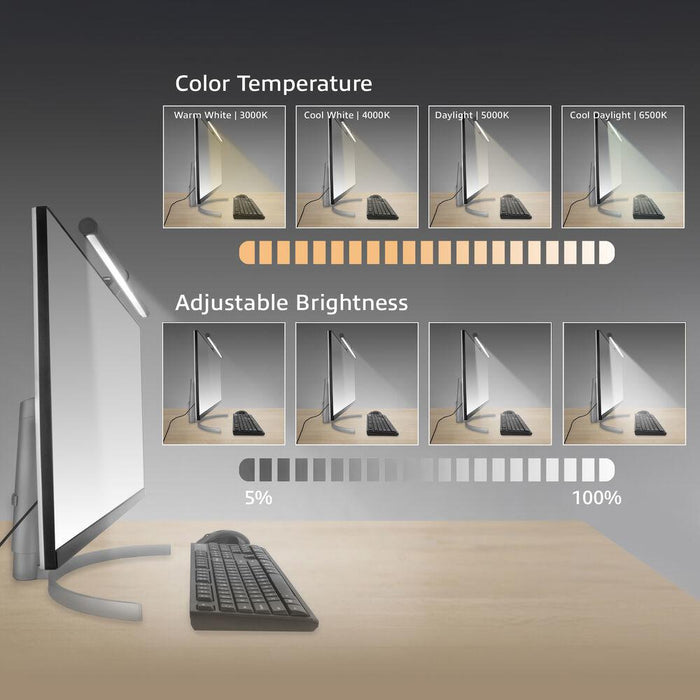 ACT LED monitor lamp, touch control, USB powered