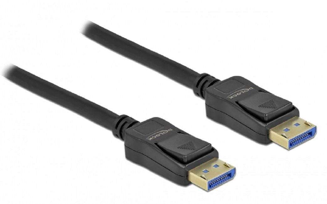 Cable Delock DisplayPort 2.0 male - DisplayPort male, 2.0m, 10K, Black