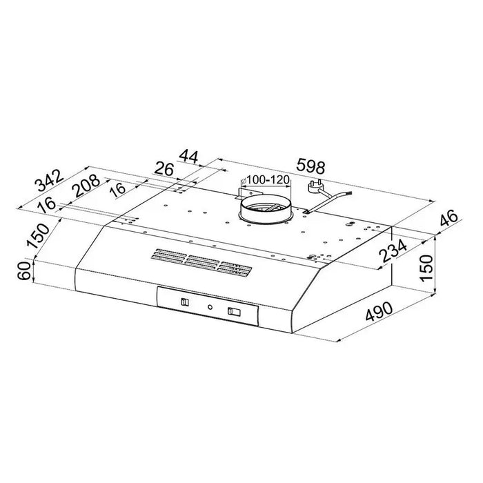 DeLonghi DCH 6 B EC hood - Абсорбатори<<<Домакински електроуреди<<<ZoraSite