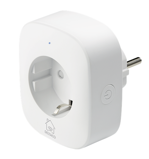 DELTACO SH-P01E smart socket, Google Assistant, Alexa