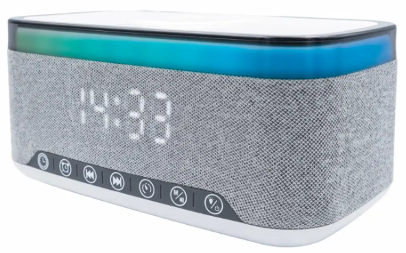 Denver FM Clock Radio with Bluetooth and Wireless Charging CRQ-225