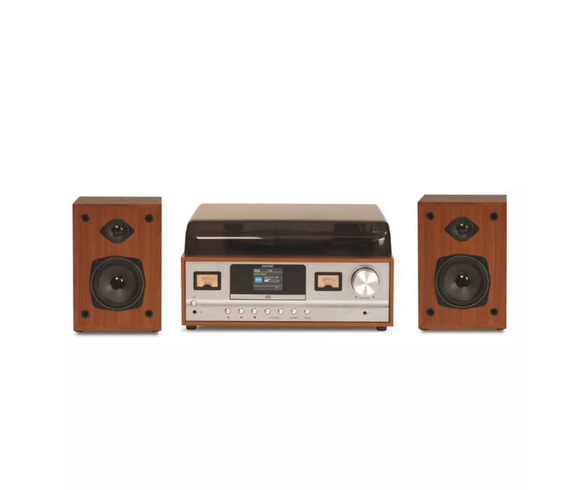 DENVER Retro music center with DAB+ and FM radio MRD-52 LIGHTWOOD