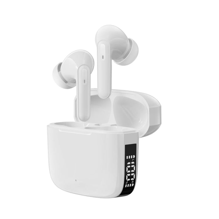 Bluetooth Headphones Denver Electronics TWE-61W White