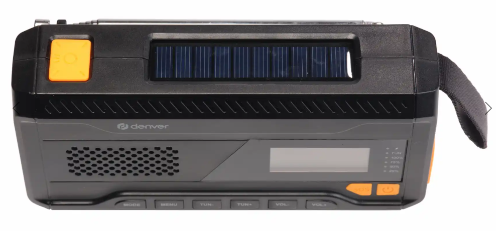 Denver solar radio SCD-2033 with built-in battery
