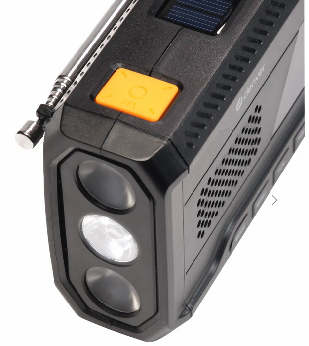 Denver solar radio SCD-2033 with built-in battery