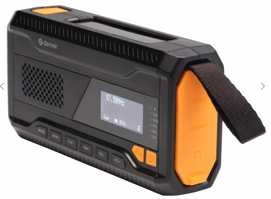Denver solar radio SCD-2033 with built-in battery