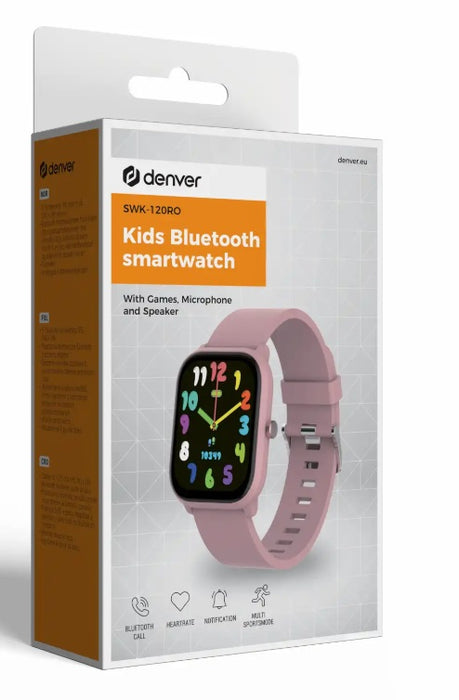 Denver Children's Bluetooth Smart Watch SWK-120RO Pink