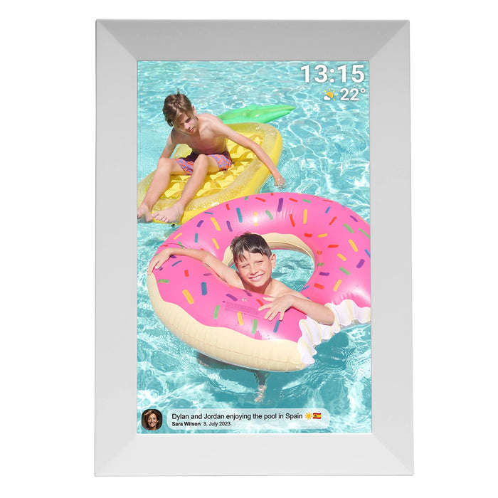 Denver Frameo PFF-1024W 10.1" Digital Frame - White