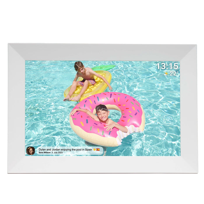 Denver Frameo PFF-1024W 10.1" Digital Frame - White