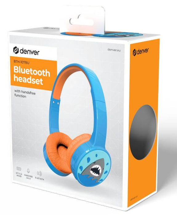 Denver children's wireless headphones BTH-107BU blue