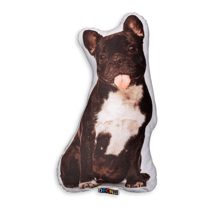DECORATIVE PILLOW DEON FRENCH BULLDOG DOG 48X28 CM.