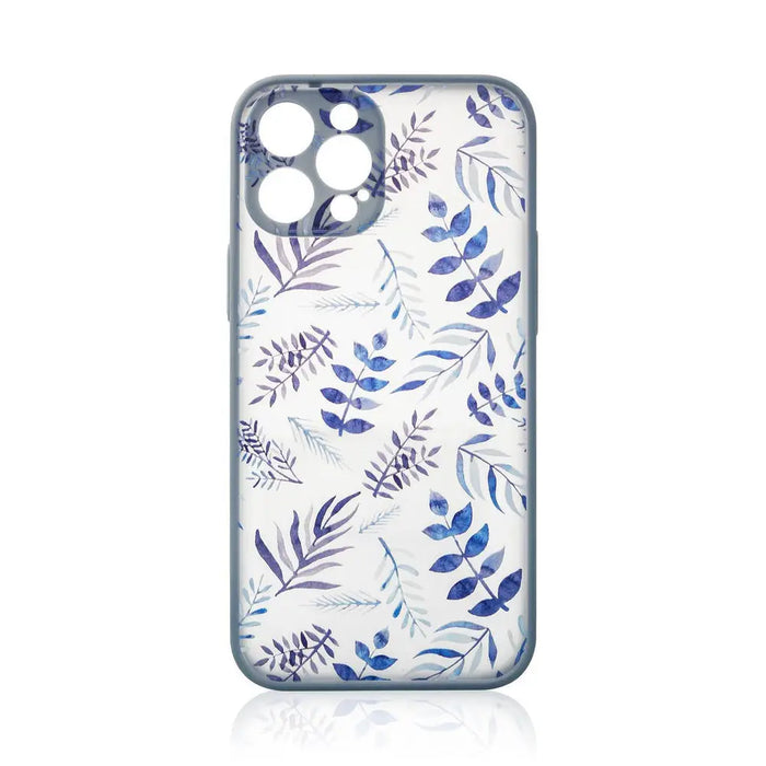 Design Case Cover for Samsung Galaxy A12 5G Flower Cover Dark Blue - Cell phone cases and covers<<<HurtelXML
