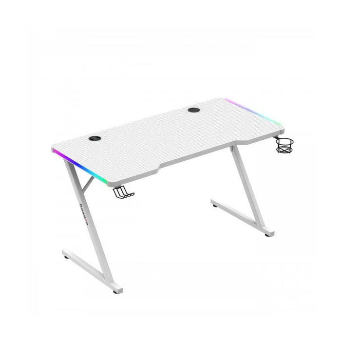 Desk Gaming Huzaro HZ-Hero 2.5 White RGB White 120 x 75 x 60 cm - Аксесоари за Игри<<<Компютър Игри<<<Компютри|