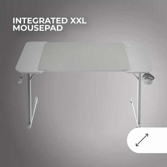 Desk Gaming Mars Gaming ERGO White 140 x 60 cm - Компютър Игри<<<Компютри| Електроника<<<BigBuy&&&Аксесоари за