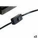 Desk lamp DKD Home Decor 32,5 x 30 x 60 cm Black Beige Golden Metal Resin 220 V 50 W (2 Units) - Декорация и