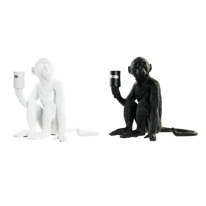 Desk lamp DKD Home Decor 33 x 32 x 31 cm Black White Resin 220 V 50 W (2 Units) - Декорация и Осветление<<<Дом