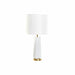 Desk lamp DKD Home Decor 8424001847242 33 x 33 x 67 cm Ceramic Golden Metal White 220 V 50 W - Декорация и