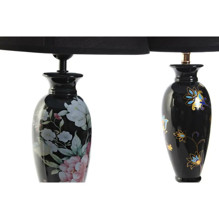 Desk lamp DKD Home Decor Black Golden Bird 220 V 50 W Oriental (28 x 28 x 51 cm) (2 Units) - Декорация и