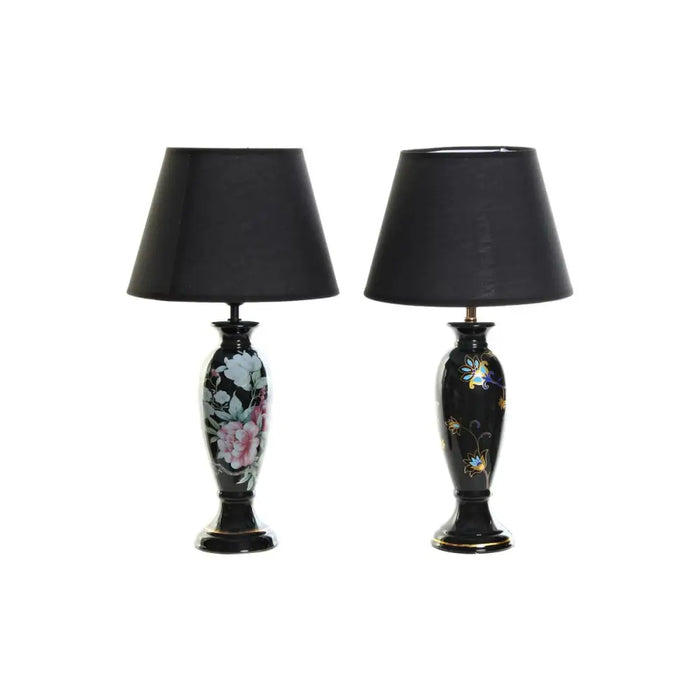 Desk lamp DKD Home Decor Black Golden Bird 220 V 50 W Oriental (28 x 28 x 51 cm) (2 Units) - Декорация и