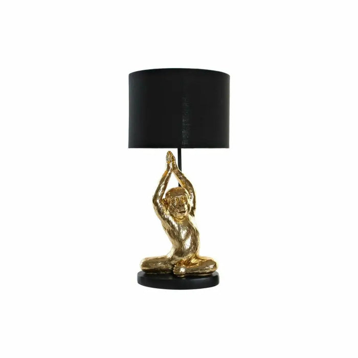 Desk lamp DKD Home Decor Black Golden Polyester Resin Monkey (25 x 25 x 48 cm) - Декорация и Осветление<<<Дом