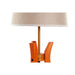 Desk Lamp DKD Home Decor Brown Beige Polyester Wood 220 V 50 W - Декорация и Осветление<<<Дом
