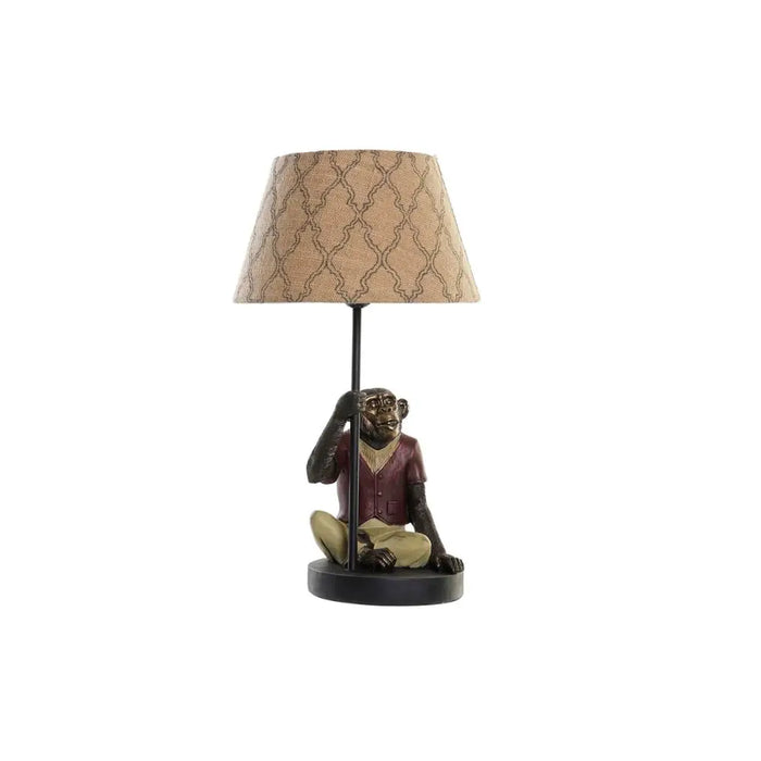 Desk lamp DKD Home Decor Brown Multicolour Colonial 220 V 50 W Monkey (27 x 25 x 44,5 cm) - Декорация и