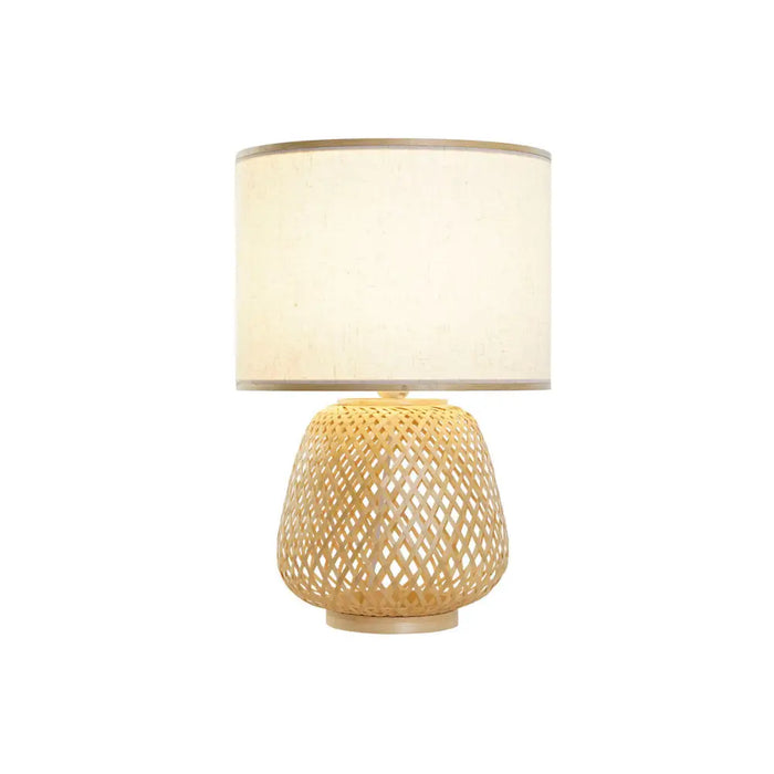 Desk lamp DKD Home Decor Brown Natural Bamboo 50 W 220 V 32 x 32 x 49 cm - Декорация и Осветление<<<Дом