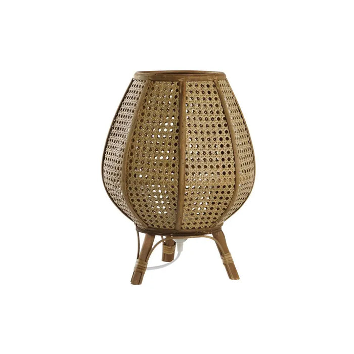 Desk lamp DKD Home Decor Brown Rattan 50 W (29 x 29 x 40 cm) - Декорация и Осветление<<<Дом