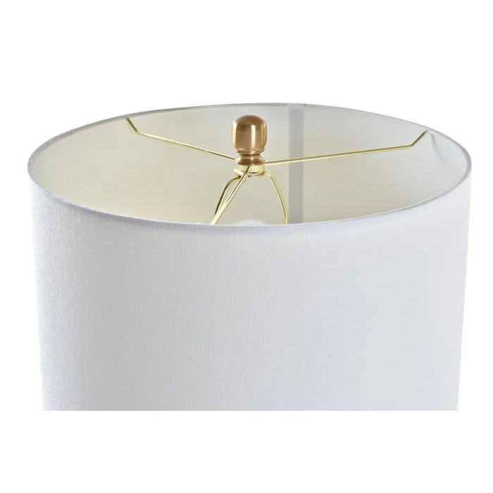 Desk lamp DKD Home Decor Golden Metal White 41 x 41 x 80 cm 220 V 50 W - Декорация и Осветление<<<Дом