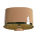 Desk lamp DKD Home Decor Pink Golden Metal Iron 50 W (37 x 21 x 52 cm) - Декорация и Осветление<<<Дом
