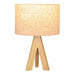 Desk lamp EDM 32160 Wood Cloth 18 x 18 x 30 cm E27 - Декорация и Осветление<<<Дом Градина<<<BigBuy&&&Лампи<<<Декорация