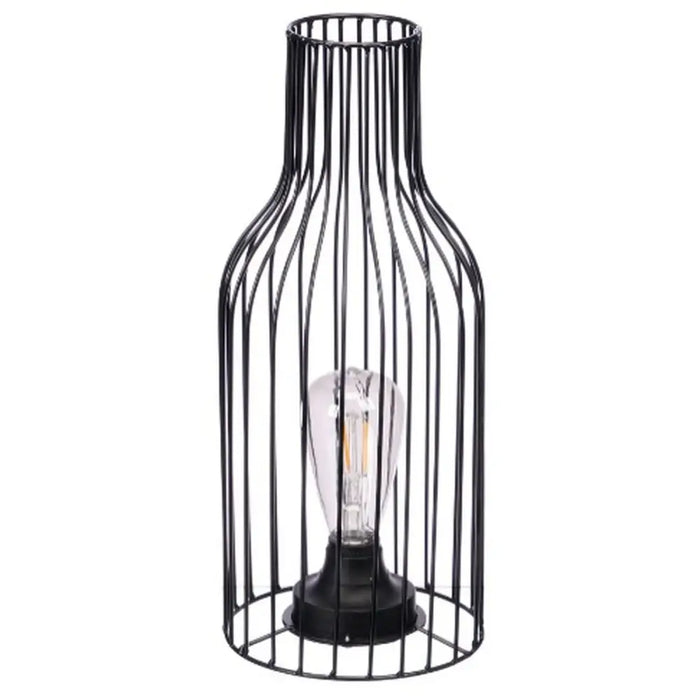 Desk lamp Gift Decor Black Bottle (6 Units) - Декорация и Осветление<<<Дом Градина<<<BigBuy&&&Лампи<<<Декорация и