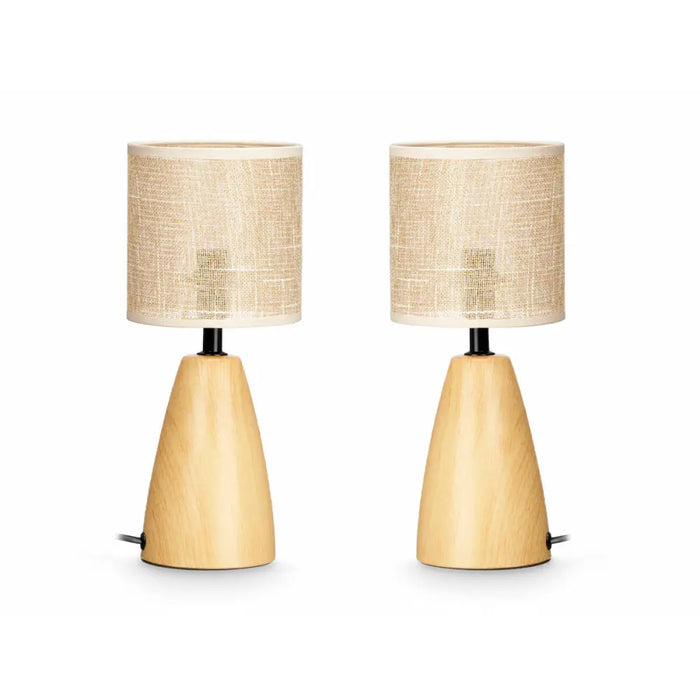 Desk lamp Gift Decor Brown 60 W 2 Units - Декорация и Осветление<<<Дом Градина<<<BigBuy&&&Лампи<<<Декорация и