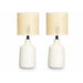 Desk lamp Gift Decor White 60 W 2 Units - Декорация и Осветление<<<Дом Градина<<<BigBuy&&&Лампи<<<Декорация и