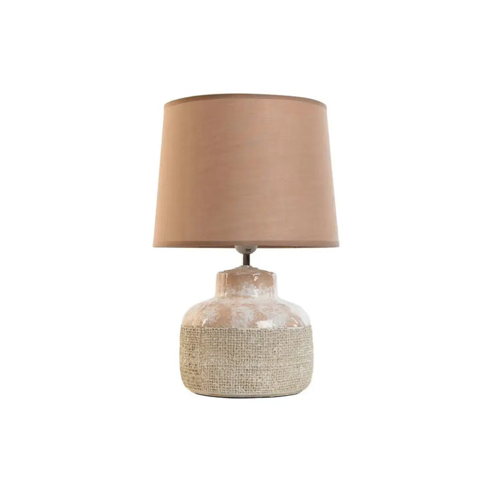 Desk lamp Home ESPRIT Brown Beige Stoneware 50 W 220 V 30 x 30 x 44 cm - Декорация и Осветление<<<Дом